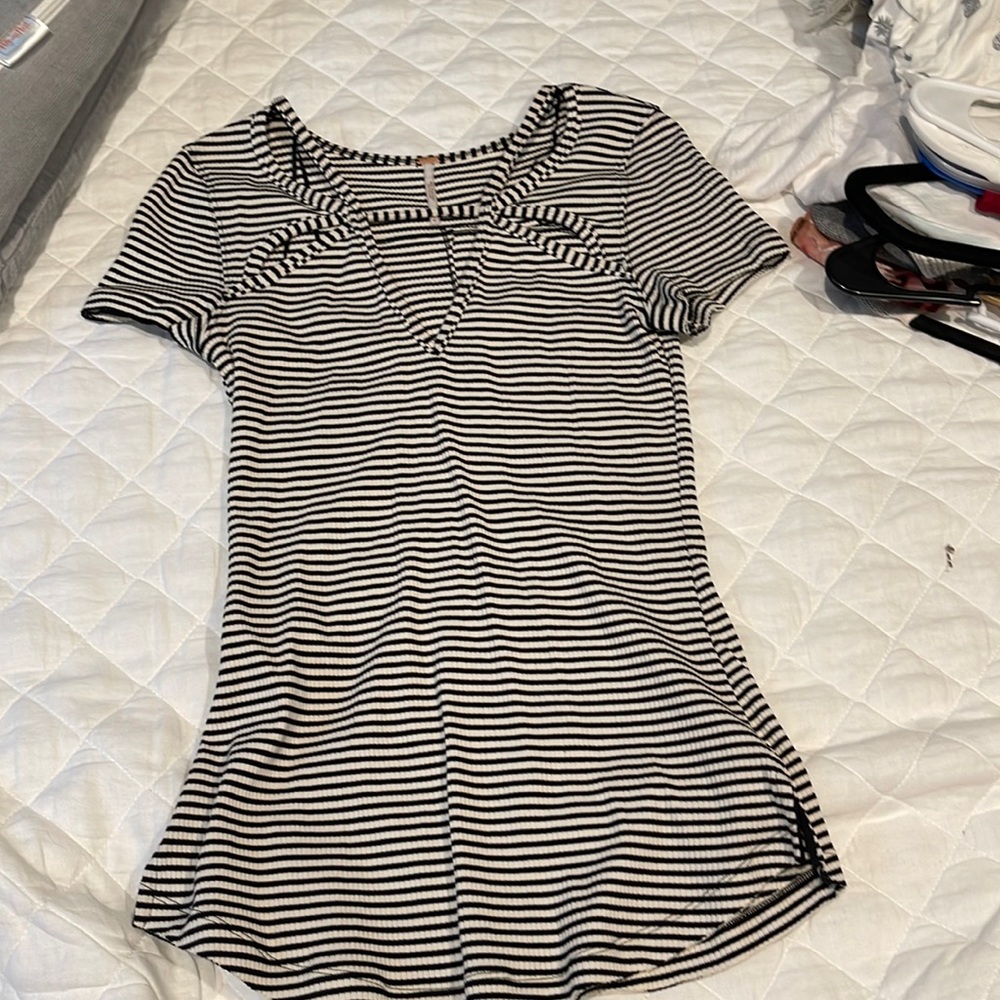 Free people cut out tshirt